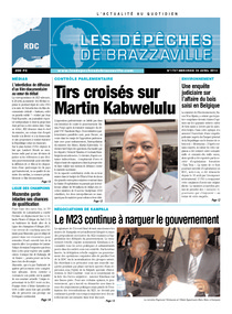 Les Dépêches de Brazzaville : Édition kinshasa du 24 avril 2013