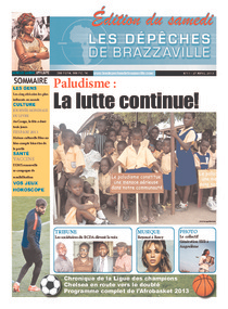 Les Dépêches de Brazzaville : Édition du 6e jour du 27 avril 2013