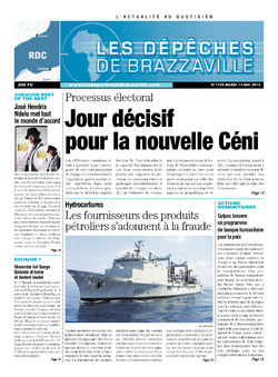 Les Dépêches de Brazzaville : Édition kinshasa du 14 mai 2013