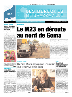 Les Dépêches de Brazzaville : Édition kinshasa du 22 mai 2013