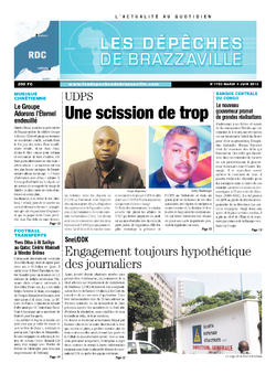 Les Dépêches de Brazzaville : Édition kinshasa du 04 juin 2013
