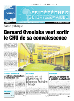 Les Dépêches de Brazzaville : Édition brazzaville du 28 juin 2013