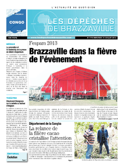 Les Dépêches de Brazzaville : Édition brazzaville du 10 juillet 2013