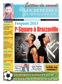 Les Dépêches de Brazzaville : Édition du 6e jour du 13 juillet 2013