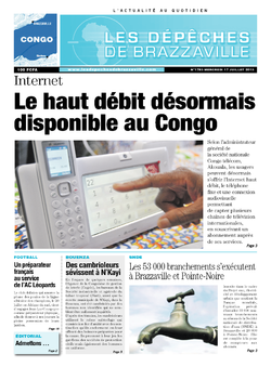 Les Dépêches de Brazzaville : Édition brazzaville du 17 juillet 2013