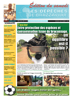 Les Dépêches de Brazzaville : Édition du 6e jour du 03 août 2013