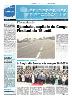 Les Dépêches de Brazzaville : Édition brazzaville du 14 août 2013