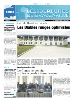 Les Dépêches de Brazzaville : Édition brazzaville du 21 août 2013