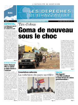 Les Dépêches de Brazzaville : Édition kinshasa du 26 août 2013
