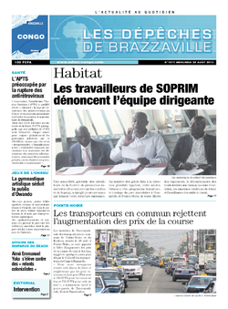 Les Dépêches de Brazzaville : Édition brazzaville du 28 août 2013