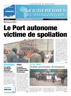 Les Dépêches de Brazzaville : Édition brazzaville du 04 septembre 2013
