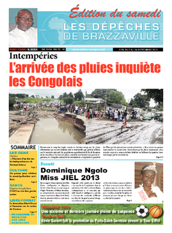 Les Dépêches de Brazzaville : Édition du 6e jour du 07 septembre 2013