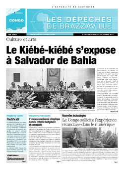 Les Dépêches de Brazzaville : Édition brazzaville du 11 septembre 2013