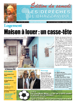 Les Dépêches de Brazzaville : Édition du 6e jour du 28 septembre 2013