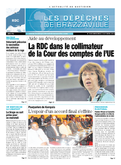 Les Dépêches de Brazzaville : Édition kinshasa du 02 octobre 2013