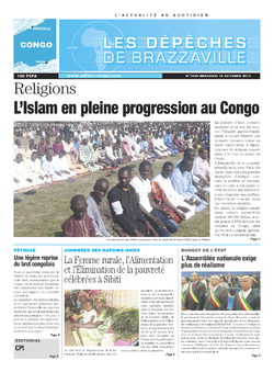 Les Dépêches de Brazzaville : Édition brazzaville du 16 octobre 2013