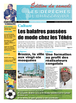 Les Dépêches de Brazzaville : Édition du 6e jour du 19 octobre 2013