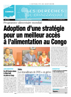 Les Dépêches de Brazzaville : Édition brazzaville du 30 octobre 2013