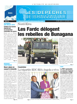 Les Dépêches de Brazzaville : Édition kinshasa du 31 octobre 2013