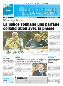Les Dépêches de Brazzaville : Édition brazzaville du 15 novembre 2013