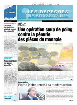 Les Dépêches de Brazzaville : Édition brazzaville du 19 novembre 2013
