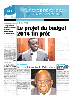 Les Dépêches de Brazzaville : Édition kinshasa du 20 novembre 2013