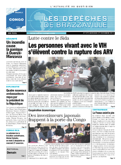 Les Dépêches de Brazzaville : Édition brazzaville du 27 novembre 2013