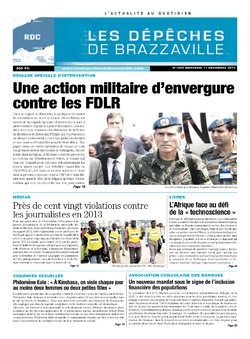 Les Dépêches de Brazzaville : Édition kinshasa du 11 décembre 2013