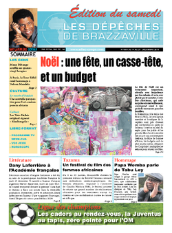 Les Dépêches de Brazzaville : Édition du 6e jour du 14 décembre 2013