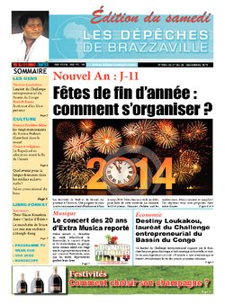 Les Dépêches de Brazzaville : Édition du 6e jour du 21 décembre 2013
