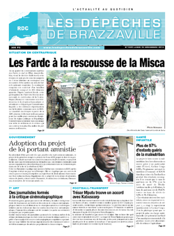 Les Dépêches de Brazzaville : Édition kinshasa du 23 décembre 2013