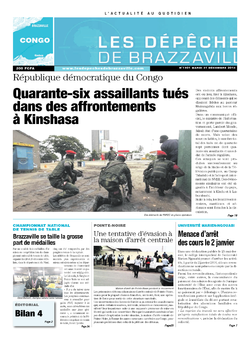 Les Dépêches de Brazzaville : Édition brazzaville du 31 décembre 2013