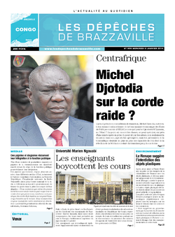 Les Dépêches de Brazzaville : Édition brazzaville du 08 janvier 2014
