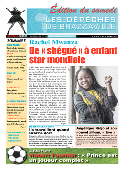 Les Dépêches de Brazzaville : Édition du 6e jour du 18 janvier 2014