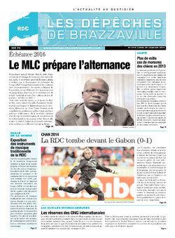 Les Dépêches de Brazzaville : Édition kinshasa du 20 janvier 2014