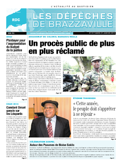 Les Dépêches de Brazzaville : Édition kinshasa du 21 janvier 2014