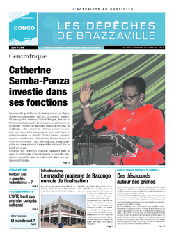 Les Dépêches de Brazzaville : Édition brazzaville du 24 janvier 2014