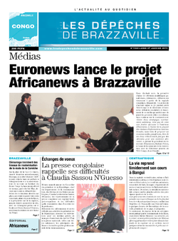 Les Dépêches de Brazzaville : Édition brazzaville du 27 janvier 2014