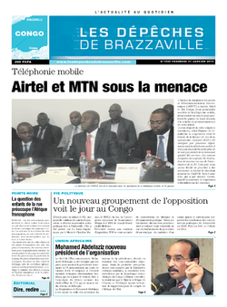 Les Dépêches de Brazzaville : Édition brazzaville du 31 janvier 2014