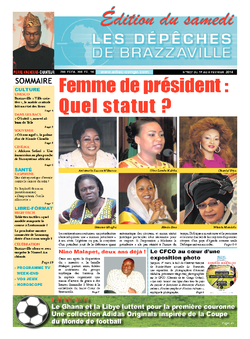 Les Dépêches de Brazzaville : Édition du 6e jour du 01 février 2014