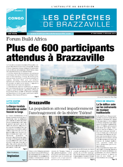 Les Dépêches de Brazzaville : Édition brazzaville du 04 février 2014