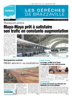 Les Dépêches de Brazzaville : Édition brazzaville du 06 février 2014
