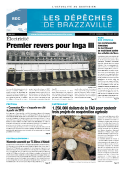 Les Dépêches de Brazzaville : Édition kinshasa du 07 février 2014