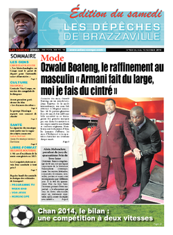 Les Dépêches de Brazzaville : Édition du 6e jour du 08 février 2014