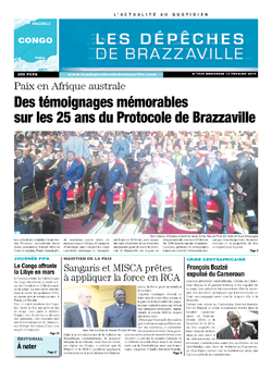 Les Dépêches de Brazzaville : Édition brazzaville du 12 février 2014