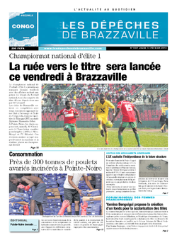 Les Dépêches de Brazzaville : Édition brazzaville du 13 février 2014