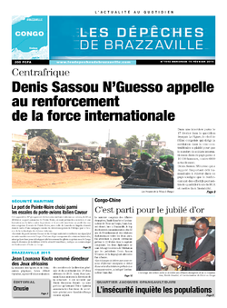 Les Dépêches de Brazzaville : Édition brazzaville du 19 février 2014