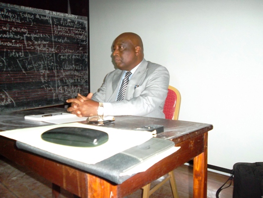 Le directeur général de l’INA lors de la clôture du séminaire Le directeur général de l’INA lors de la clôture du séminaire