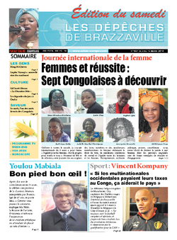 Les Dépêches de Brazzaville : Édition du 6e jour du 08 mars 2014
