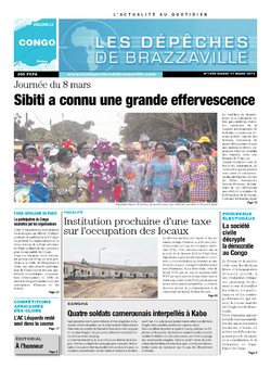 Les Dépêches de Brazzaville : Édition brazzaville du 11 mars 2014